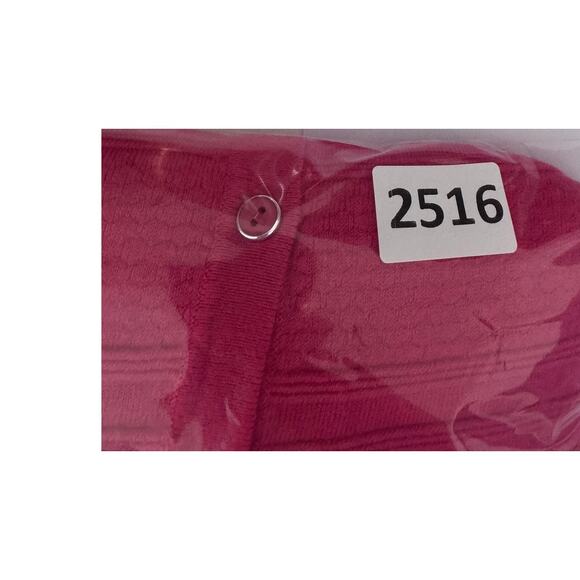 Charter Club Womens XL Button Front Cardigan Sweater Rayon Nylon Blend Pink - Picture 9 of 9